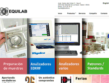 Tablet Screenshot of equilab.es
